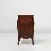 Art Nouveau night stand in oak, France ca. 1910