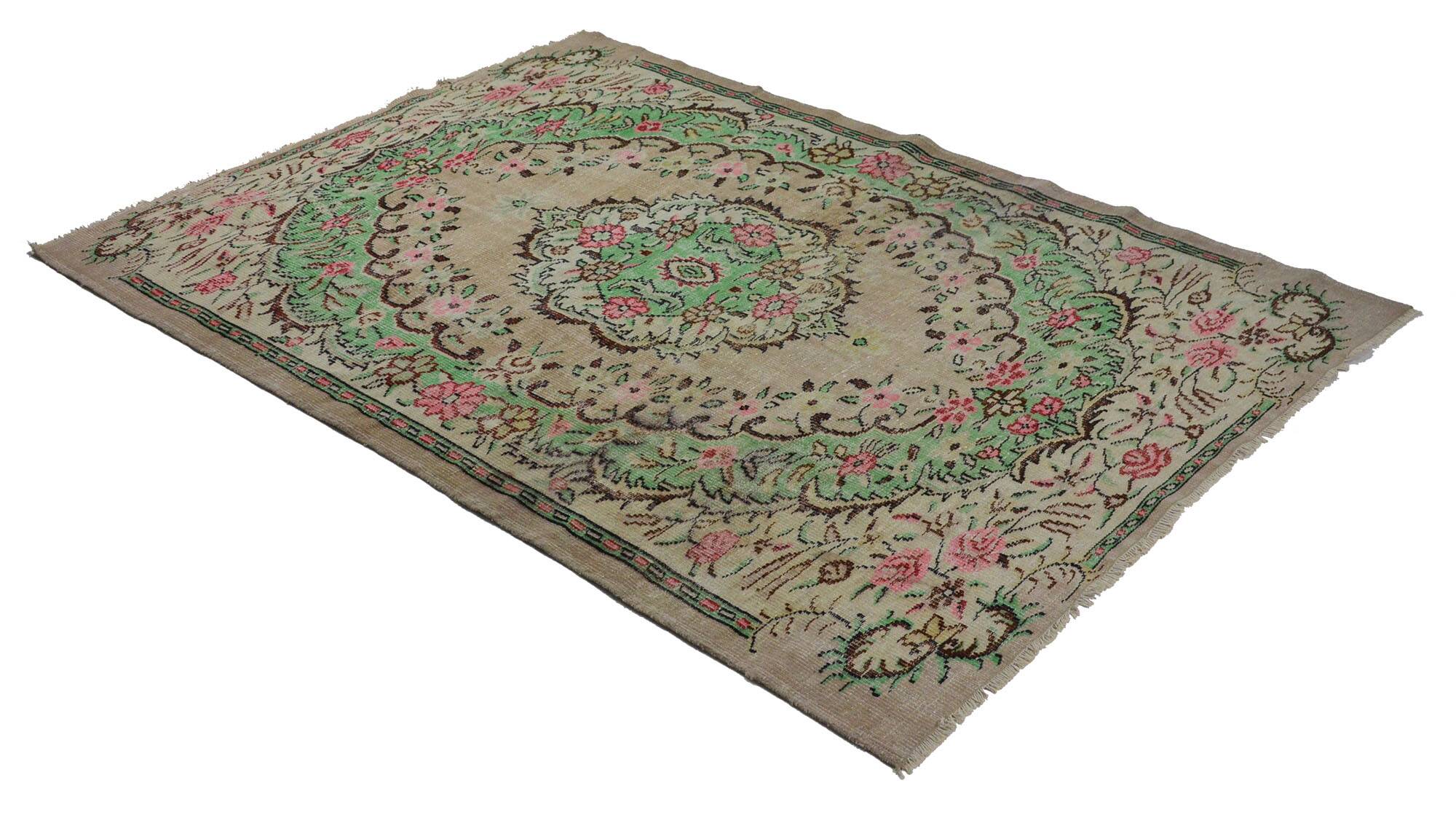 Modern Unique Rug, Turkish Oriental Handmade Boho Kilim Rug,for Kitchen,Bedroom 275 x 185 cm