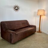 De Sede DS-84 vintage 3-seater designer thick buffalo leather sofa