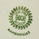 Lot 4 dinner plates Boch Louvière Rambouillet 1966