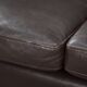 Mid-Century Modern Vintage Danish 3-seater Chocolate Leather Sofa, 1960s