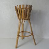 Rattan plant holder