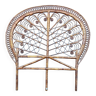 Peacock Rattan Headboard