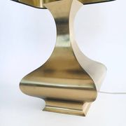 Hollywood Regency Style Brass Table Lamp, 1970s