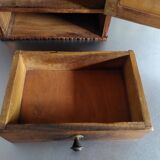 Medicine cabinet with beveled mirror