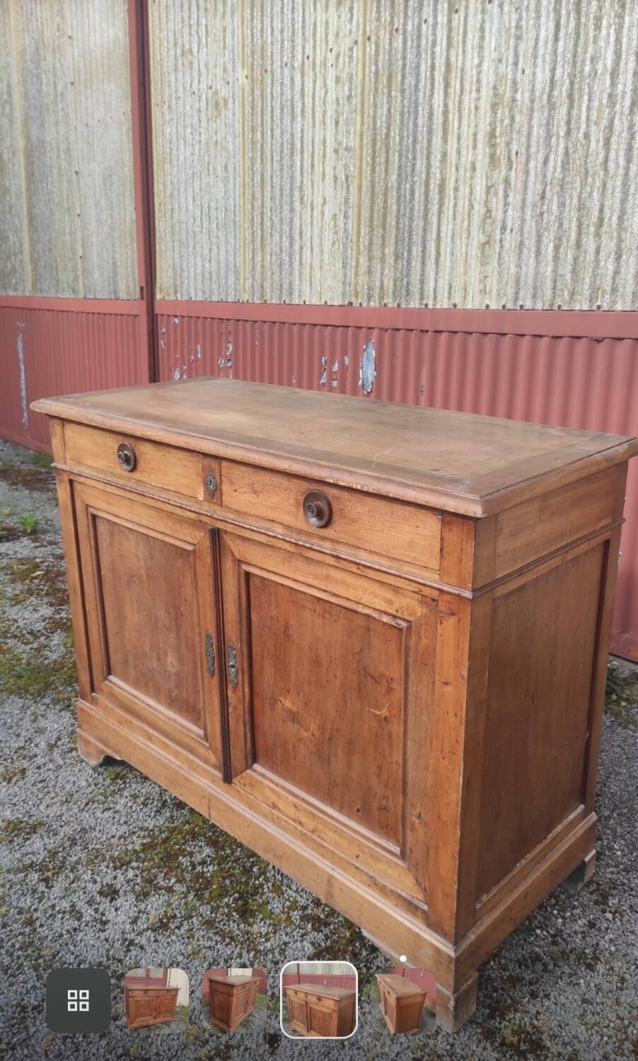 Old low sideboard