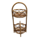 Vintage Italian rattan étagère 1960s