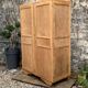 Parisian art deco wardrobe solid raw wood wardrobe