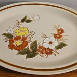 1 large dish "mountain wood collection trellis blosson" flower pattern