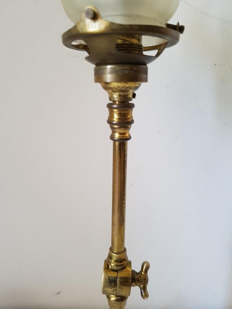Lampe tripode W. Benson - Art Nouveau