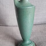 Large ceramic vase from the 1930s signed Sarreguemines
