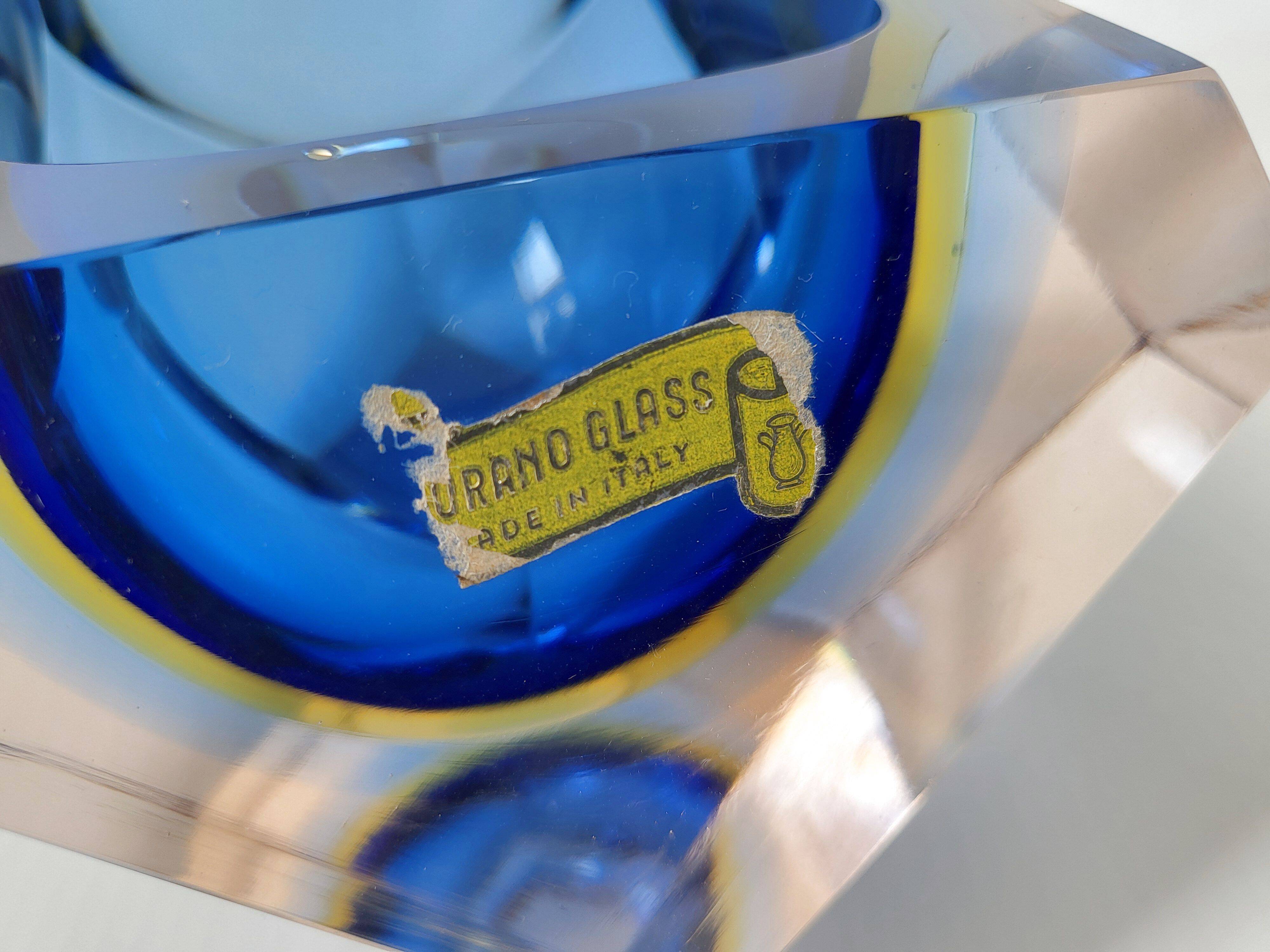 Vintage pocket tray in Murano 1960