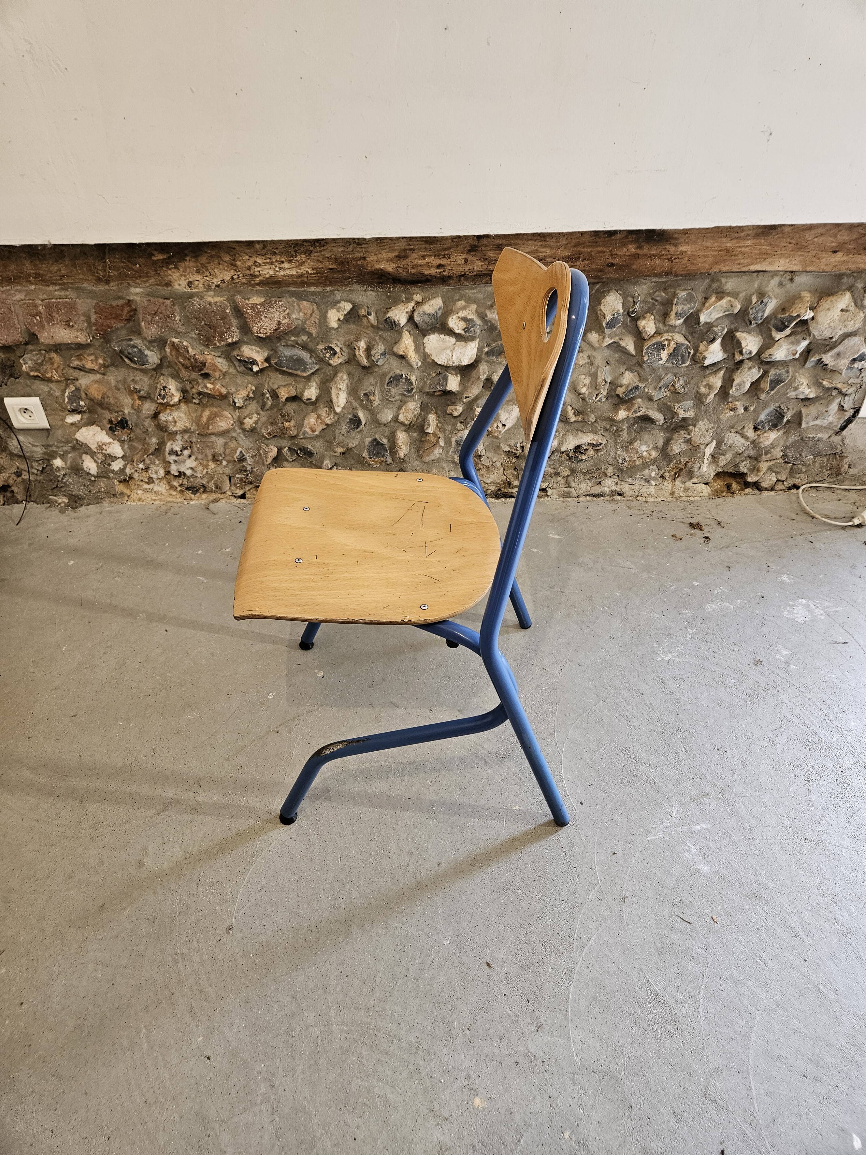 School chair 1980 1990 Modernist design