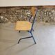 Chaise d'écolier 1980 1990 Design moderniste
