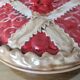 Large earthenware dish, slipware finish, Sarreguemines, France.