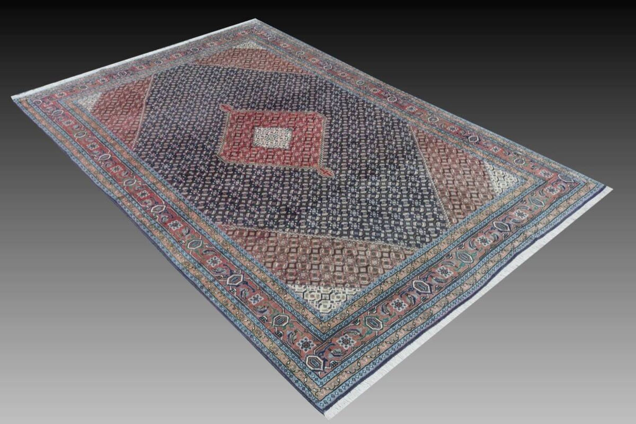 Persian oriental carpet iran ardabil - size: 3.00 x 2.00 metres - "galerie sardje"