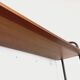 Vintage Italian modular bookcase in teak, metal and melamine