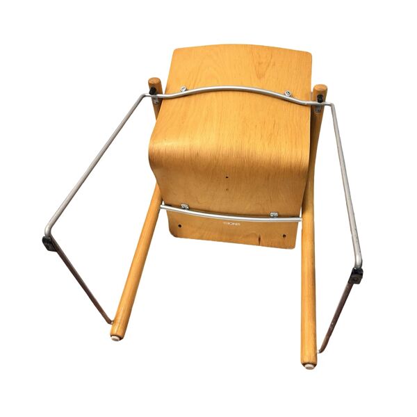 Chaise rembourrée, modèle S320, design W. Schneider, U. Böhme, Thonet, Allemagne, 1984