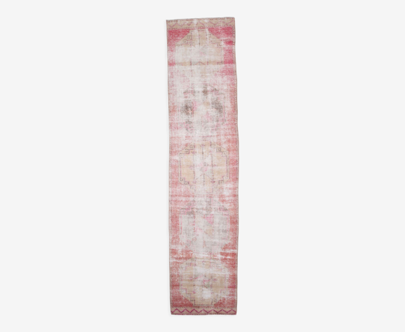 Tapis runner turc rouge, 93x402Cm