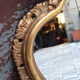 Classic mirror Louis XV gilded wood 80 cm