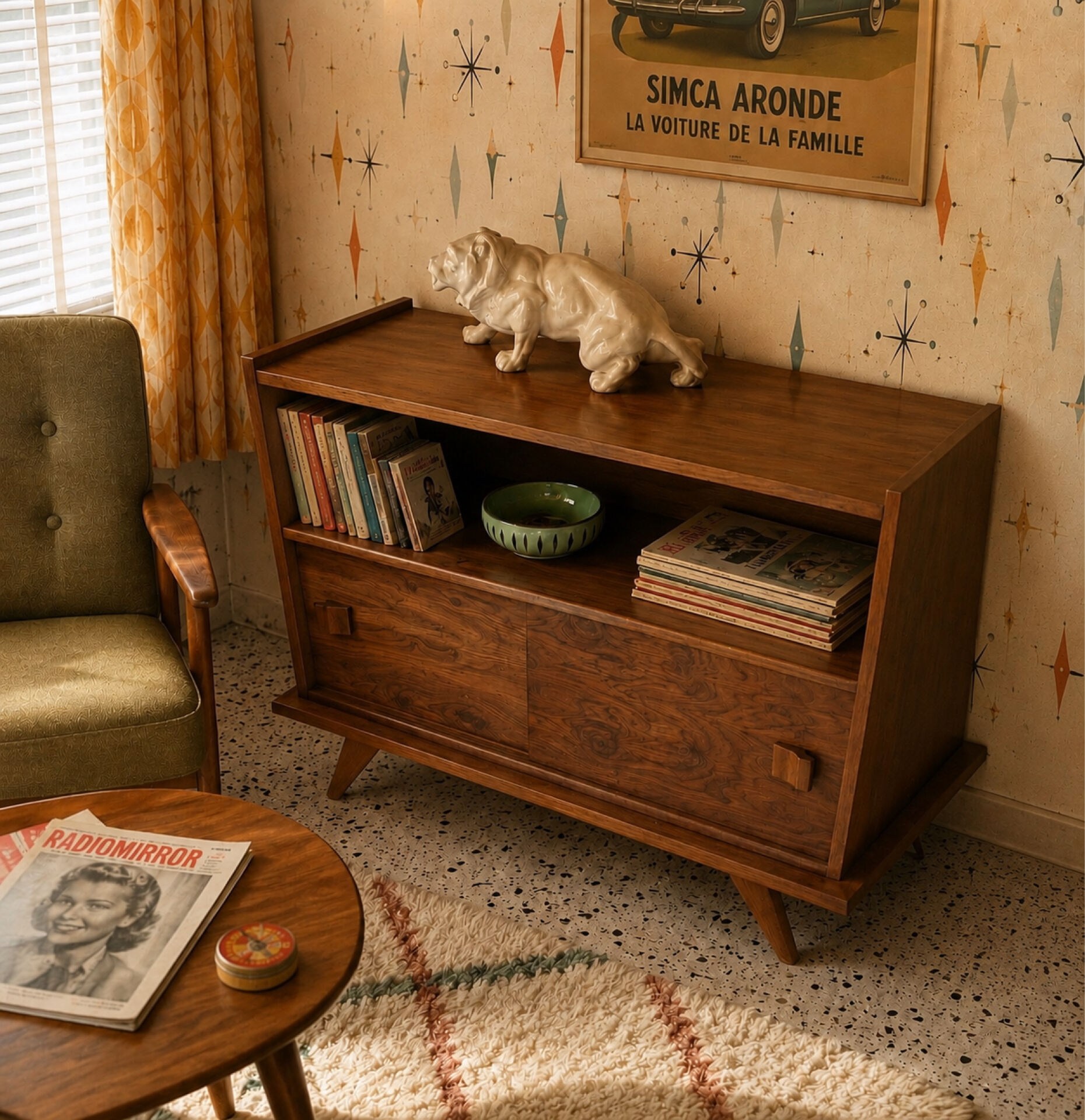 Vintage furniture from the 1950s