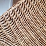 Pair of rattan elephant tables