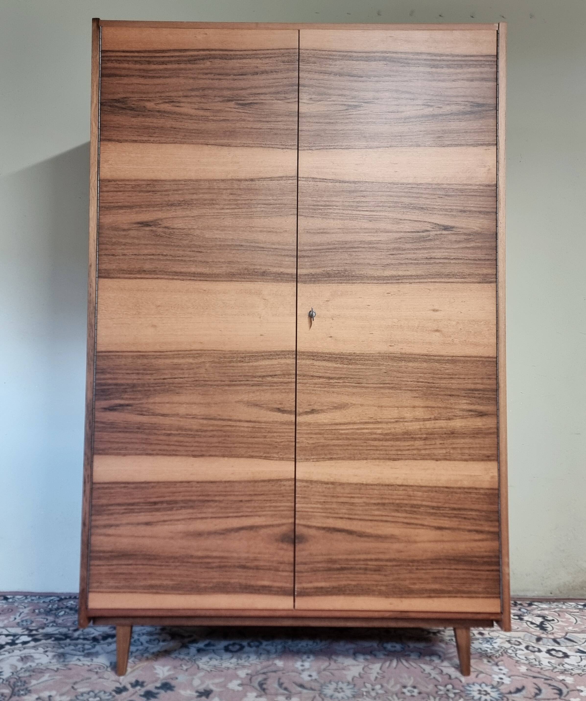 Vintage Wardrobe in Walnut, 1970s