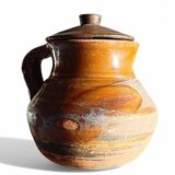 Rustic Terracotta Cooking Olla, Hand-Crafted, Spanish, 19th Century