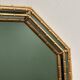 Vintage faux bamboo gilt mirror, 1980s