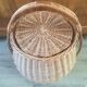 Large vintage wicker basket
