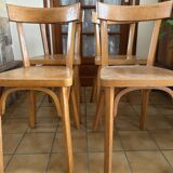Set of 5 Baumann wooden chairs