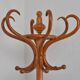 Bentwood parrot coat rack