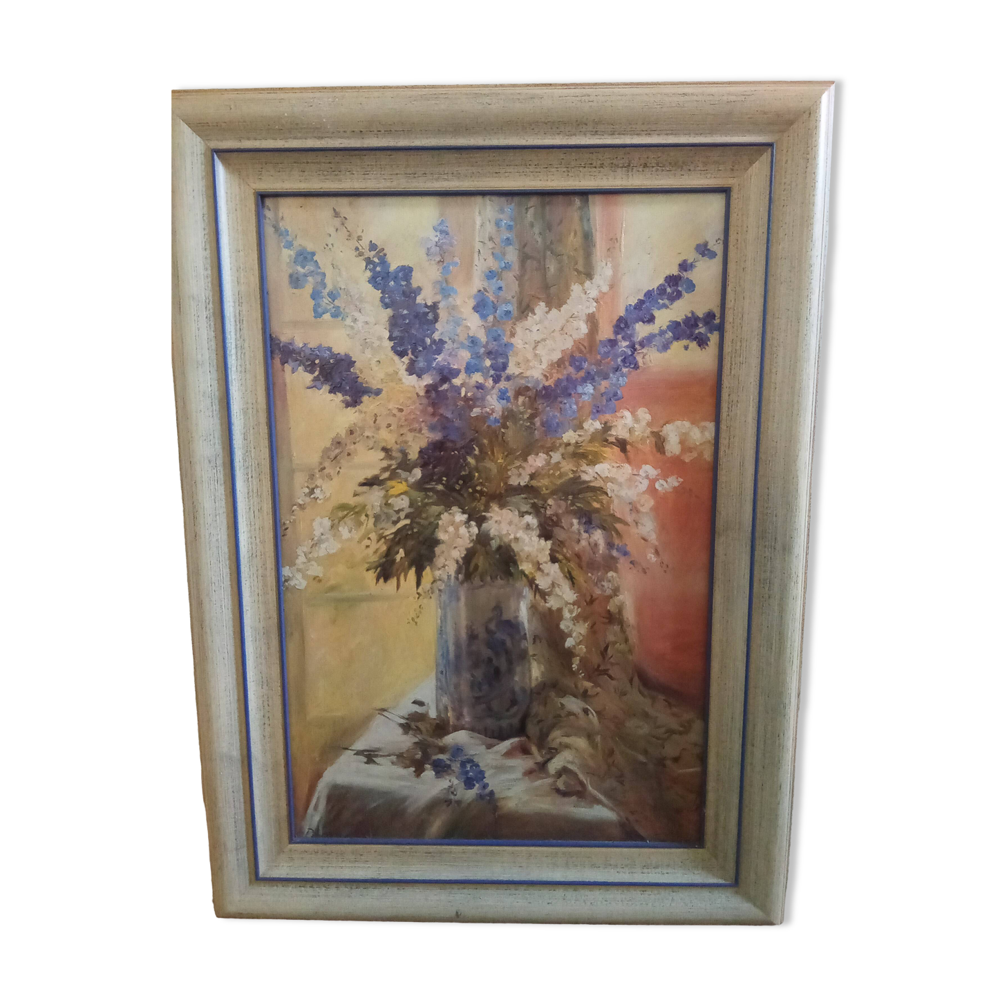 Painting depicting a bouquet