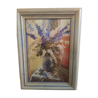 Painting depicting a bouquet