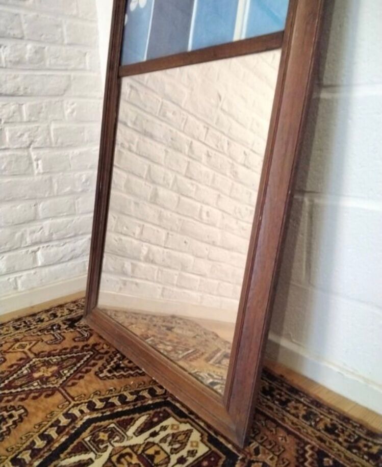 Trumeau mirror with abstract decoration
