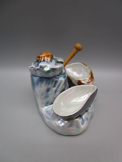 Service a condiments vintage - bord de mer