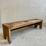 Recycled wood bench