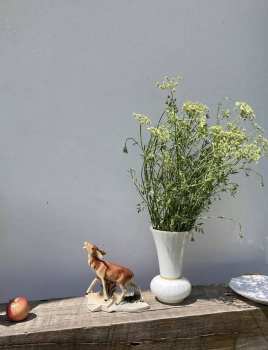 Vintage ceramic doe