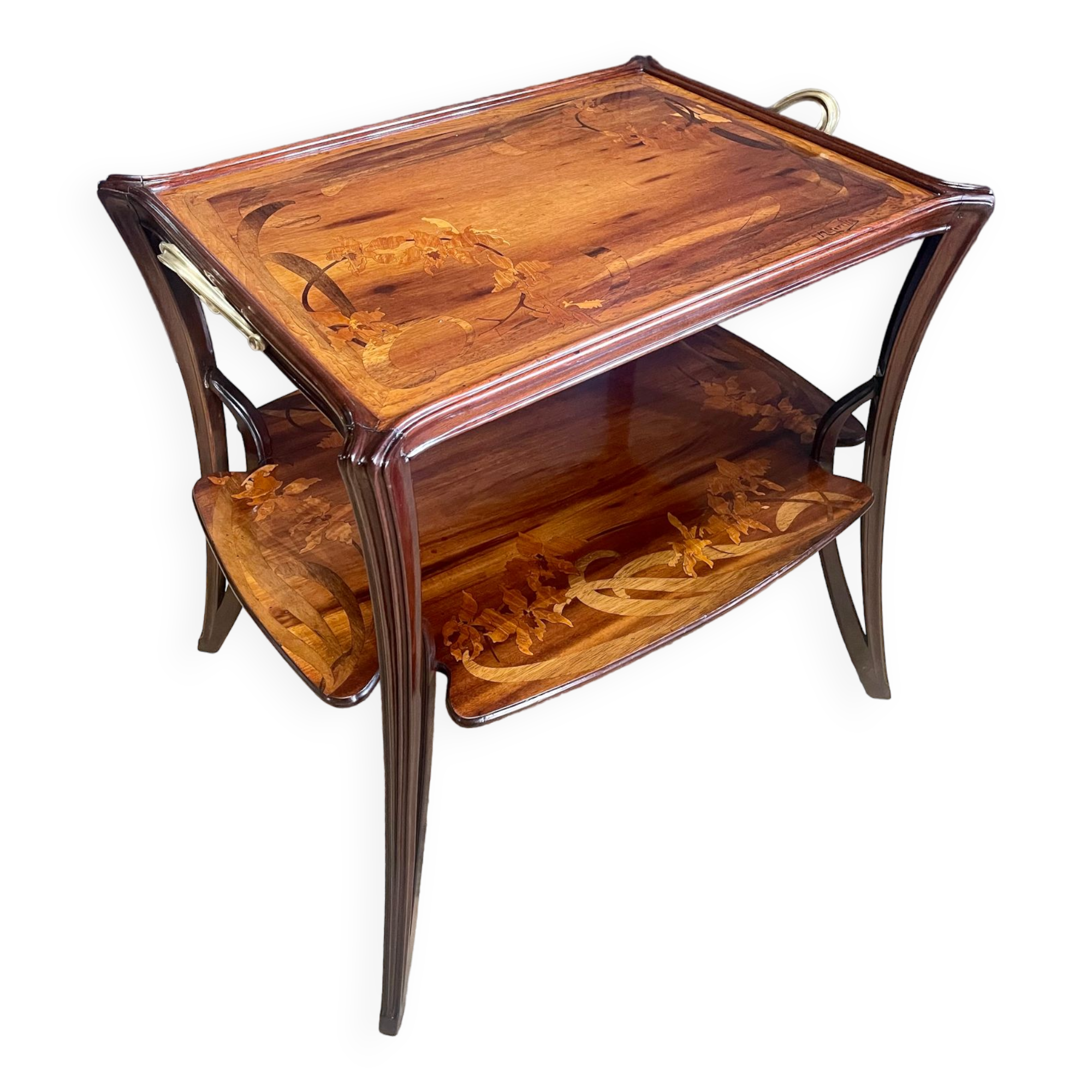 Orchid tea table louis majorelle model olga art nouveau 1900