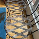 2 chaises fer forgé d’époque