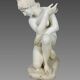 White Marble Sculpture - Venus at Bath - Early 19th Century