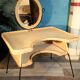 1950s rattan dressing table