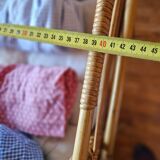 Old bamboo cradle basket