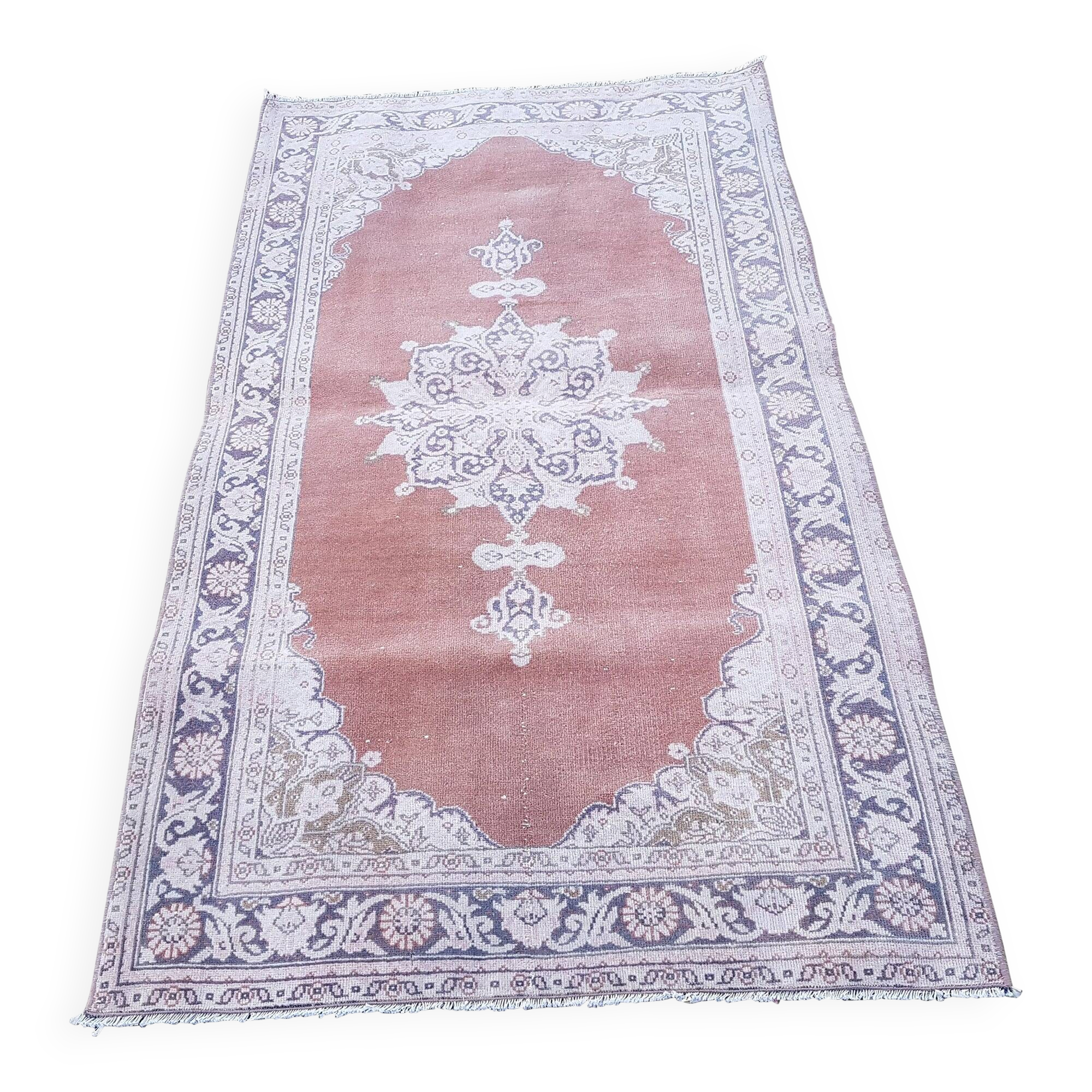 Vintage Turkish Oushak rug 85x150 cm