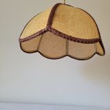 Rattan flower suspension