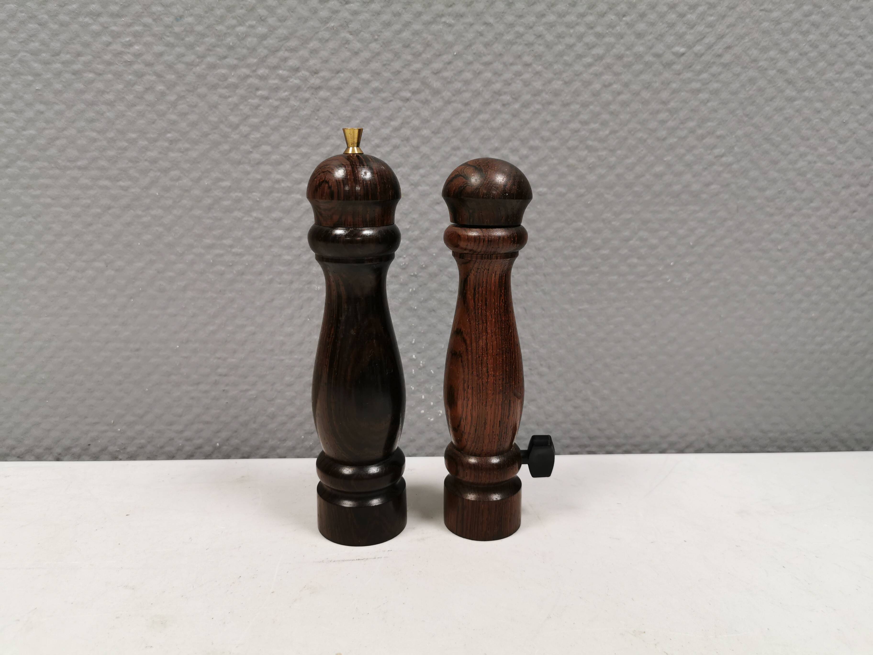 Very beautiful set of salt and pepper mills Denmark 1960s