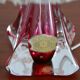 Crystal Table Lamp Val St-Lambert Belgium Vintage 1960s