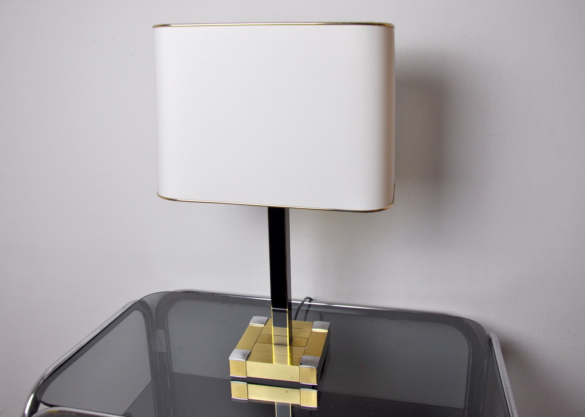 Lampe de table regency par Bd Lumica, Italie, 1970