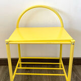 Yellow bedside table