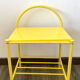 Yellow bedside table